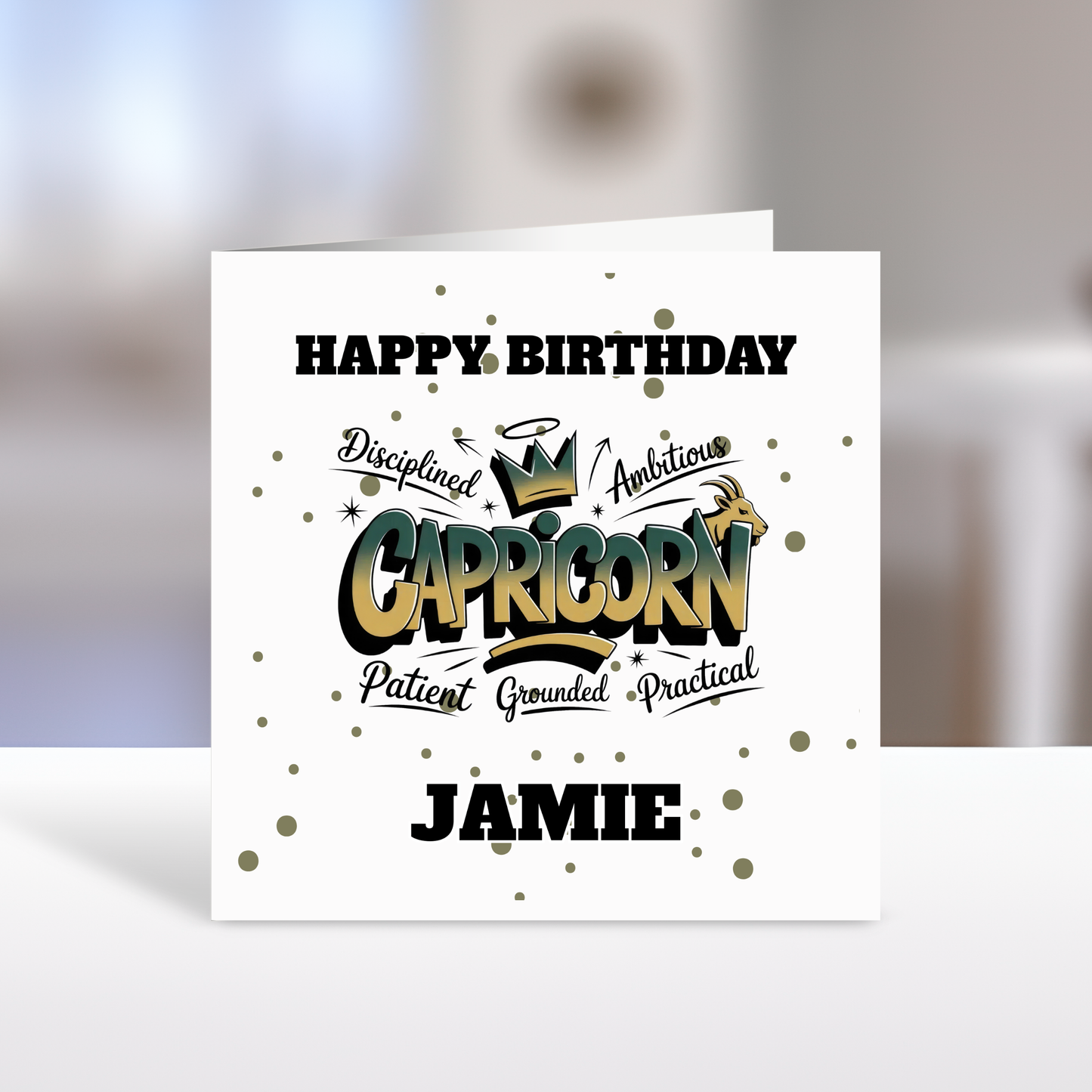 Zodiac Birthday Cards, 12 Star Sign, Personalised