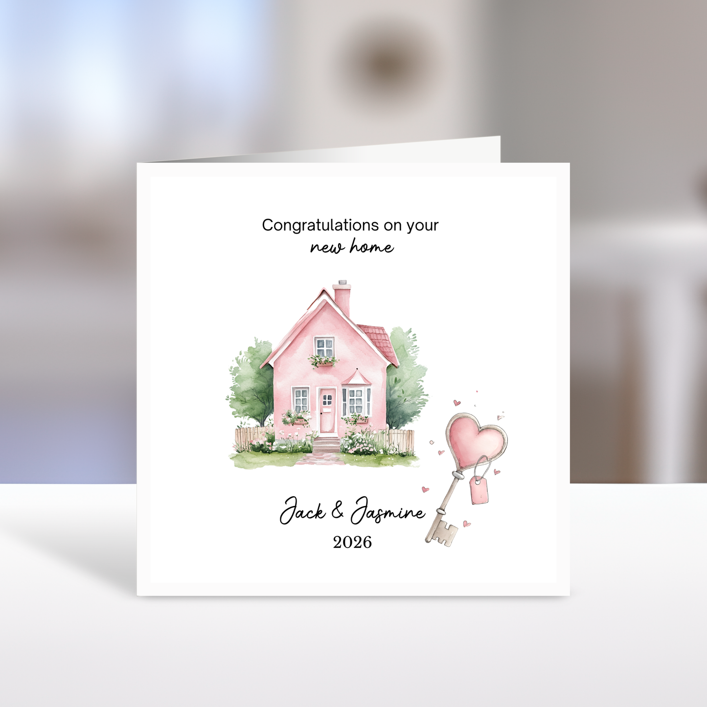 Congratulations New Home, Personalised