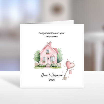 Congratulations New Home, Personalised