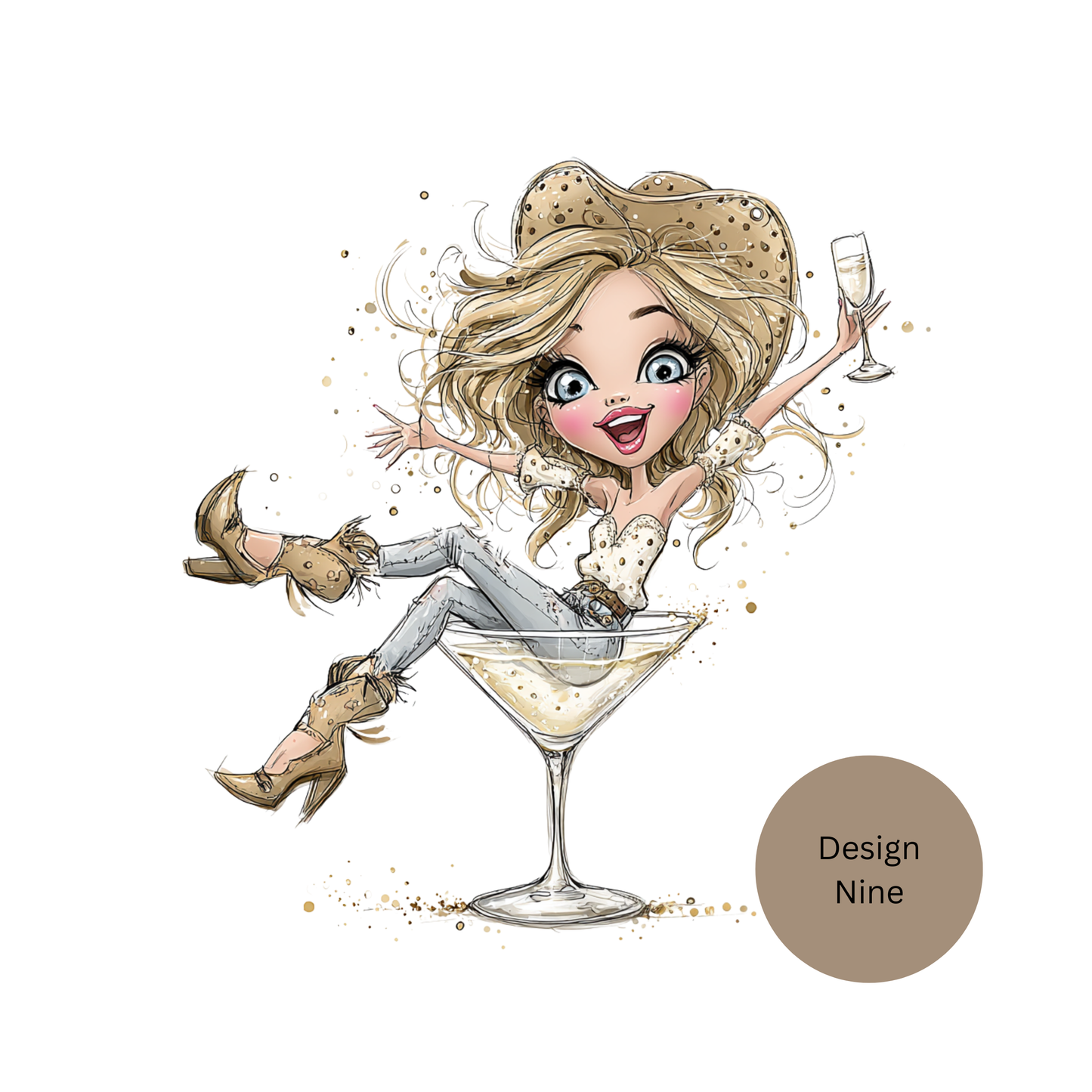 Last Rodeo - Cowgirl Bride to be/Hen Party Card