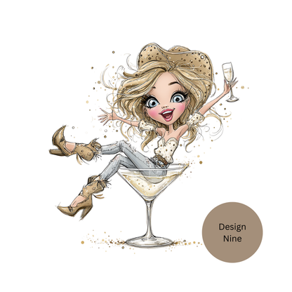 Last Rodeo - Cowgirl Bride to be/Hen Party Card