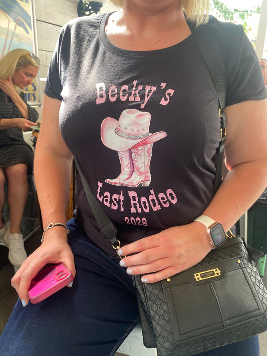Hen Party T-Shirts, My Last Rodeo