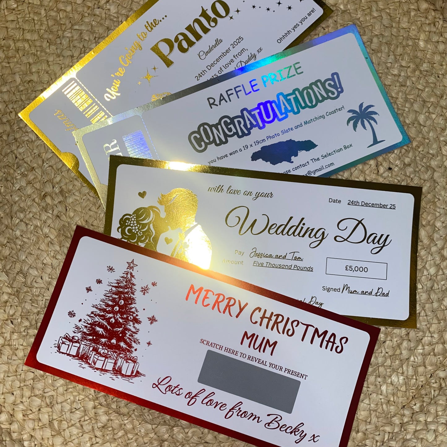 Foiled Ticket:  Christmas Panto, Cinderella