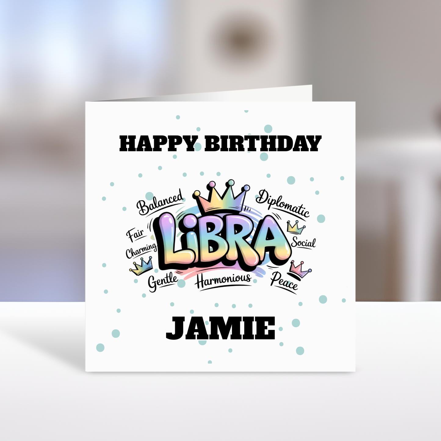 Zodiac Birthday Cards, 12 Star Sign, Personalised