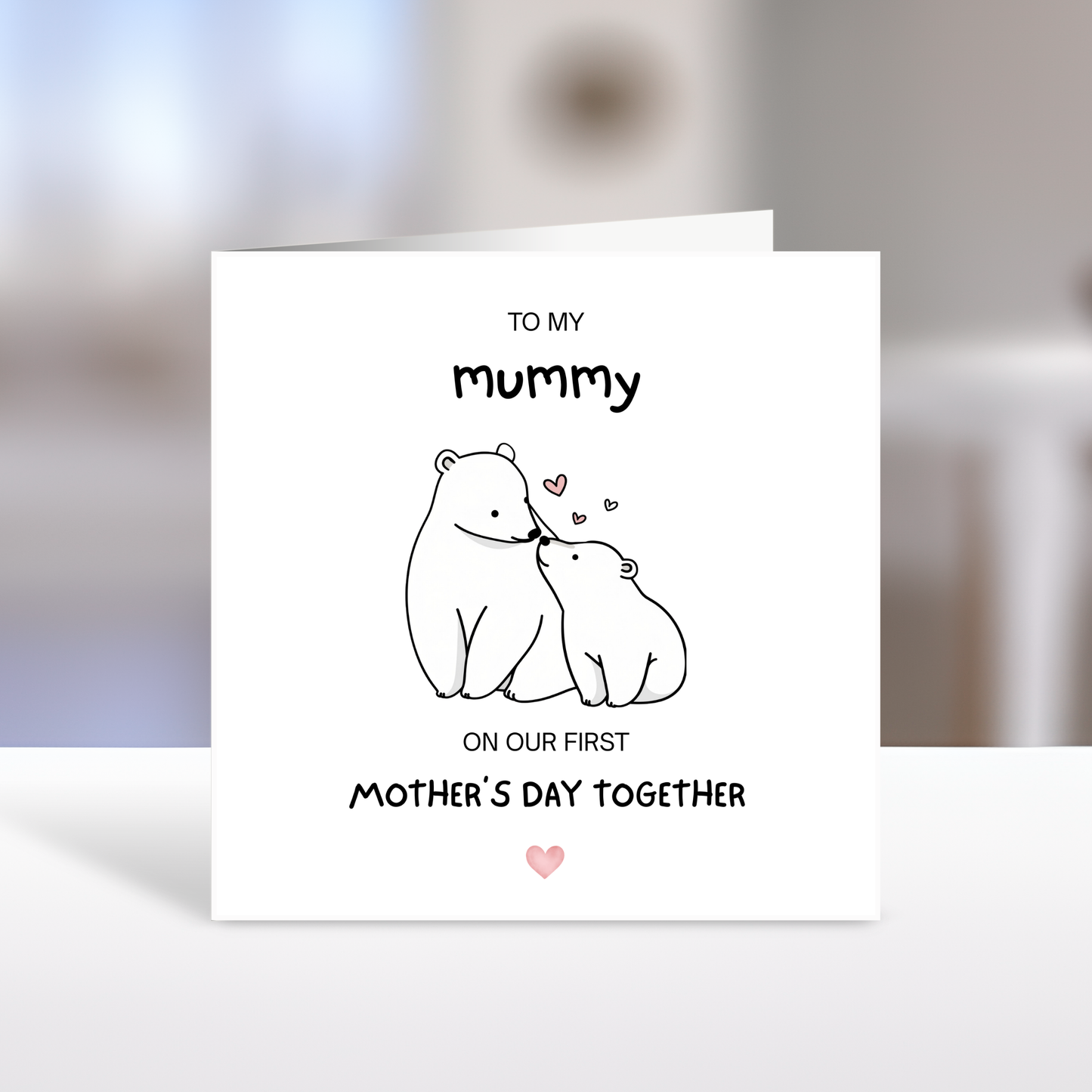 First Mother's Day, Mummy and Baby Bear