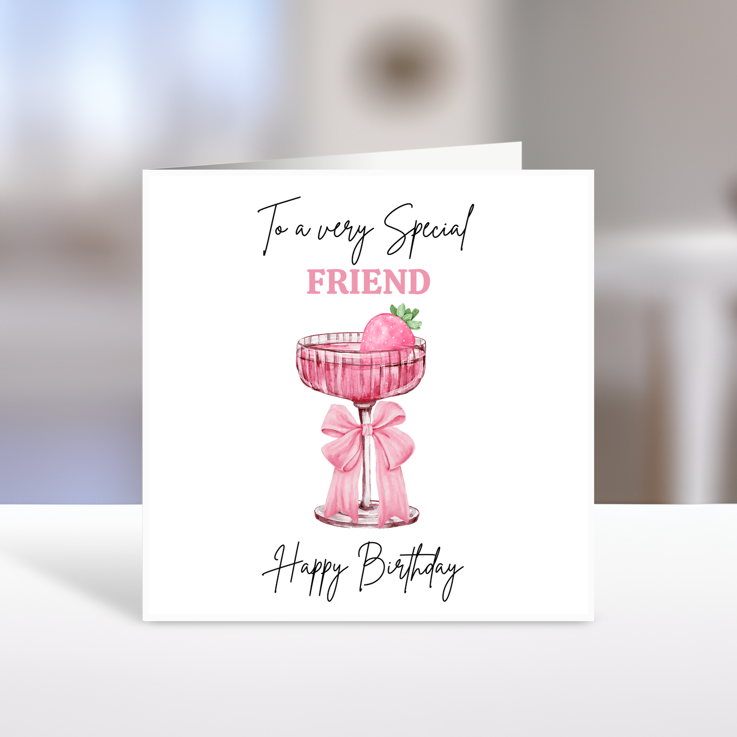 Happy Birthday Card - To a Special Friend/Mum/Daughter etc